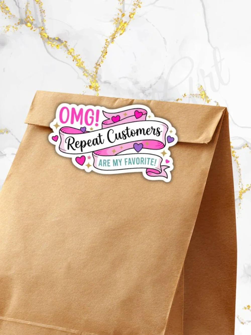 50 Stickers Repeat Customers Are My Favorite Sticker Labels